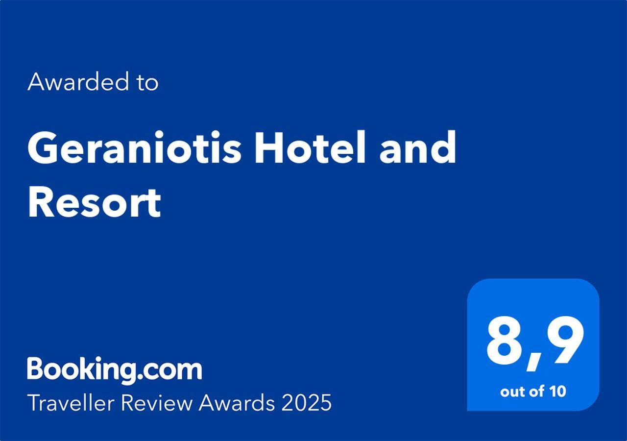Geraniotis Hotel And Resort Platanés Eksteriør billede